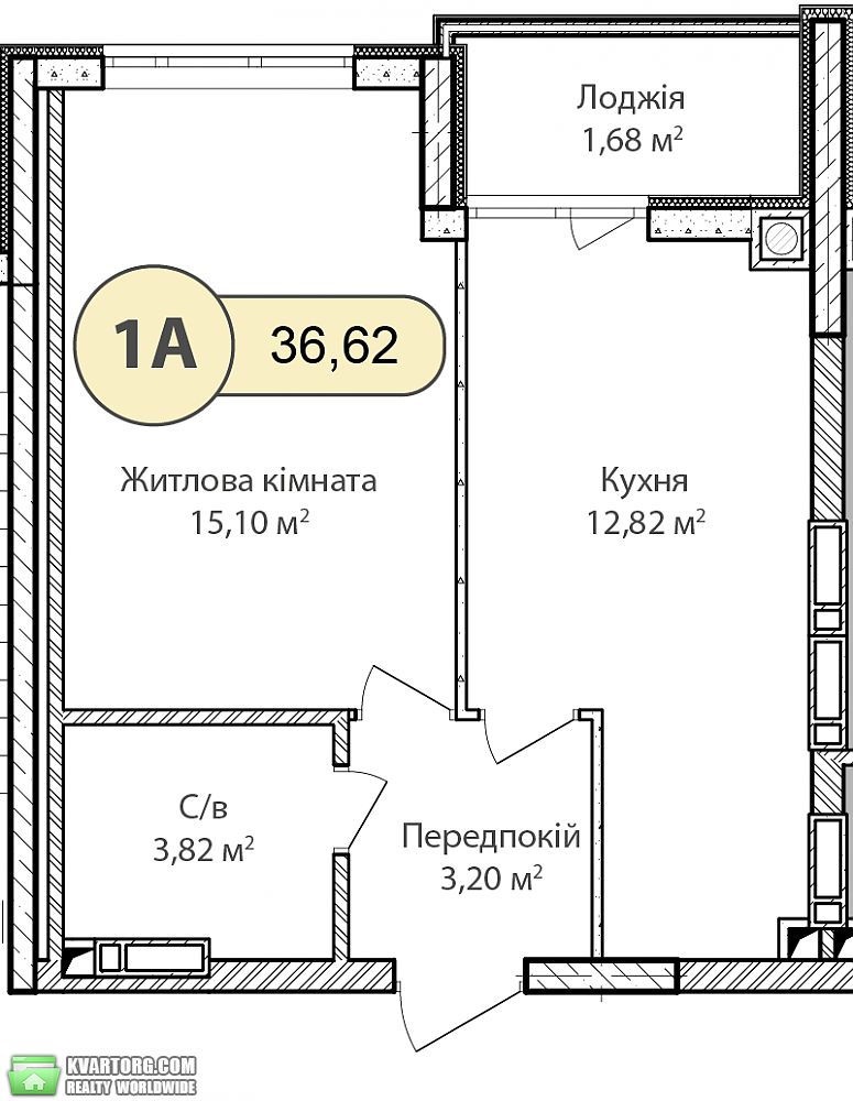 Sell 1-room apartment. Киевская обл., Достоевского — photo 4