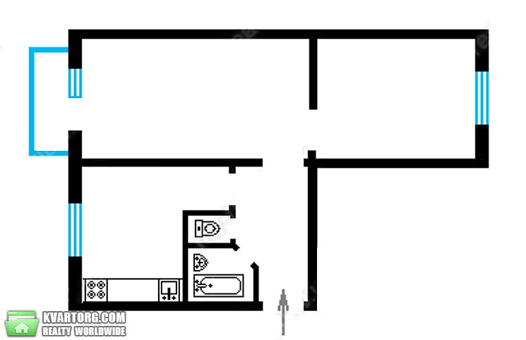 Sell 2-room apartment. Киев,  Красноткацкая — photo 3