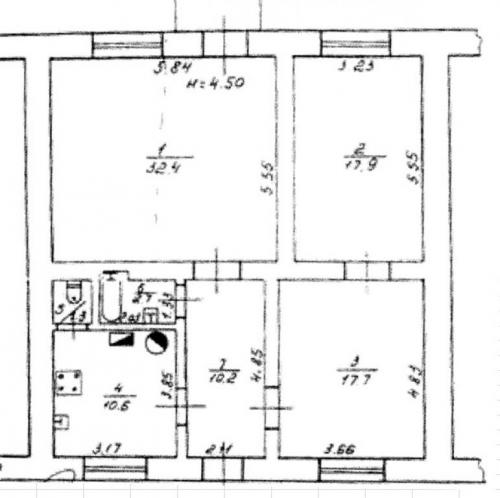 Rent out 3-room apartment. Одесса, Преображенская — photo 2