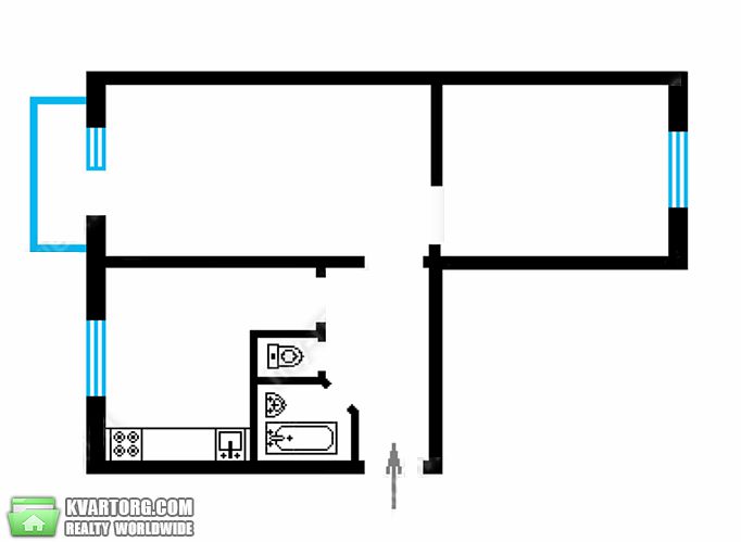 Sell 2-room apartment. Киев,  Курнатовского — photo 2