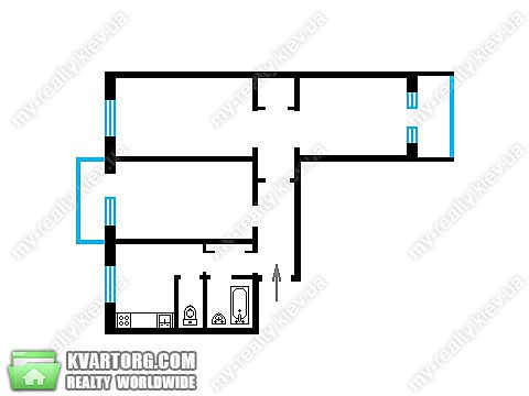 Sell 3-room apartment. Киев,  Гагарина пр — photo 3