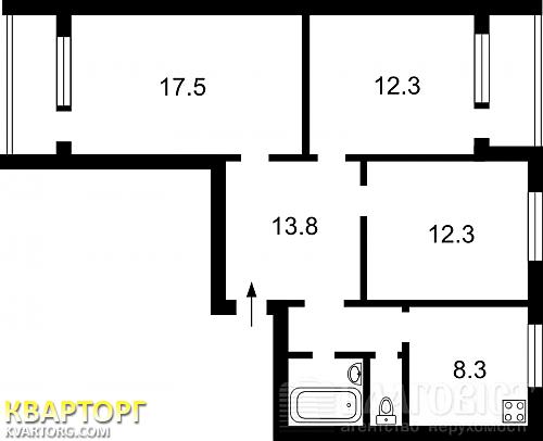 Sell 3-room apartment. Киев, Ужвий Наталии — photo 6