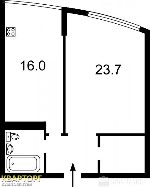Sell 1-room apartment. Киев,  Верховного Совета бул — photo 2