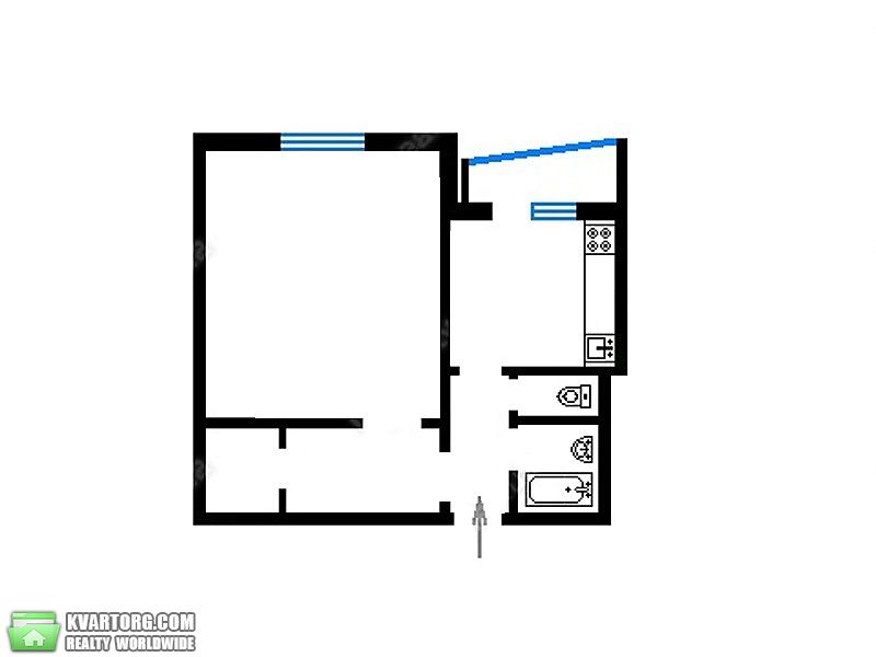 Sell 1-room apartment. Киев,  Кольцова бул — photo 9