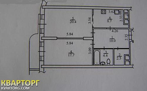 продам 2-комнатную квартиру. Киев,   Щорса - фото 7