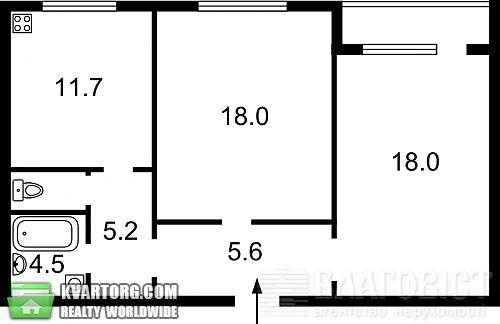 Sell 2-room apartment. Киев, Ломоносова — photo 3