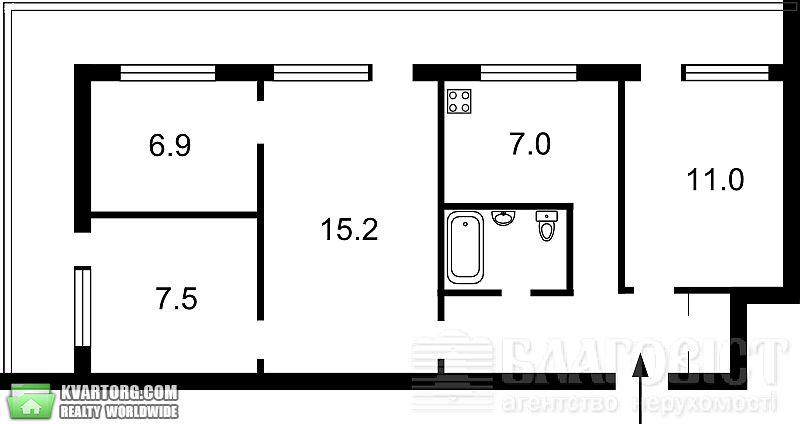Sell 4-room apartment. Киев,  Саперное поле — photo 9