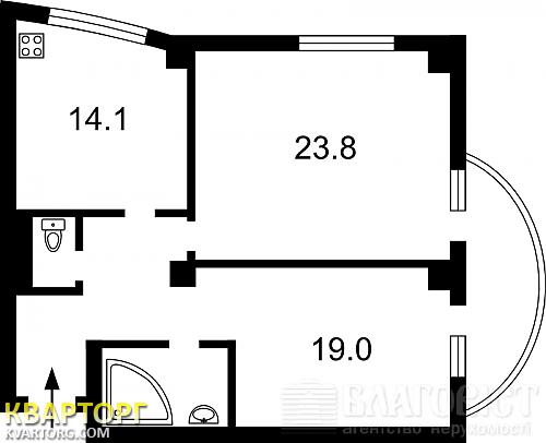 Sell 2-room apartment. Киев,  Оболонская наб — photo 2
