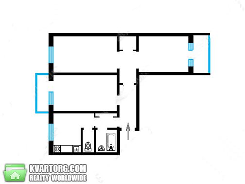 Sell 3-room apartment. Киев,  Воздухофлотский пр — photo 2