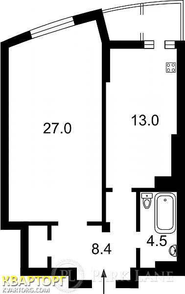Sell 1-room apartment. Киев, Григоренко пр — photo 6