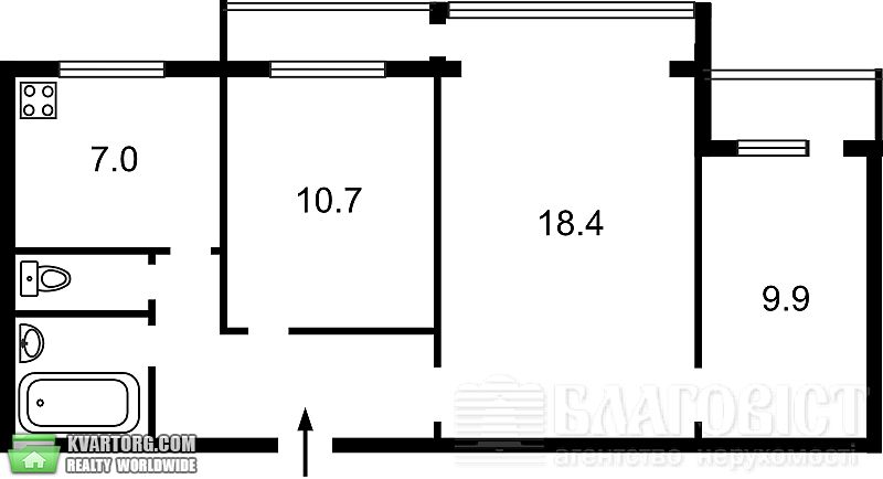 Sell 3-room apartment. Киев,  Малиновского — photo 2