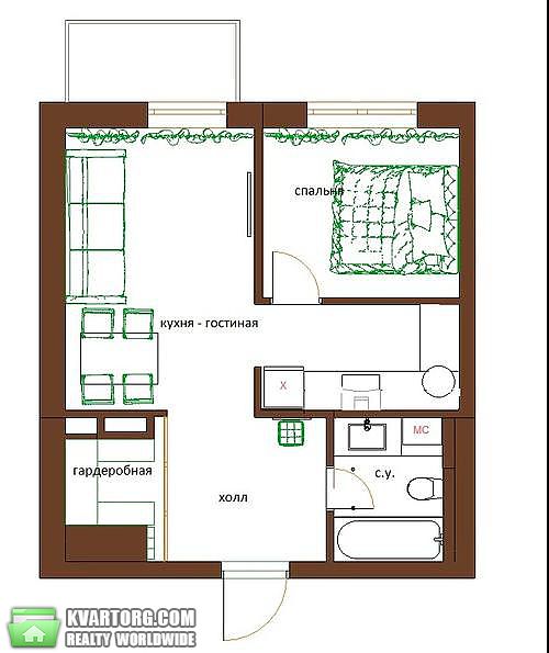 Sell 1-room apartment. Киев,  Филатова — photo 4
