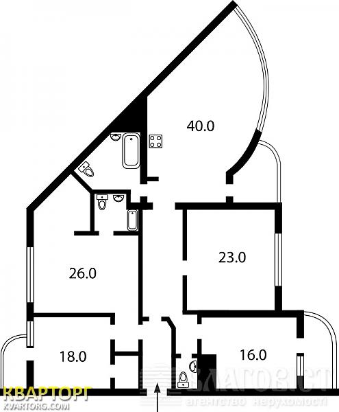 Sell 4-room apartment. Киев,  40-летия Октября просп — photo 2