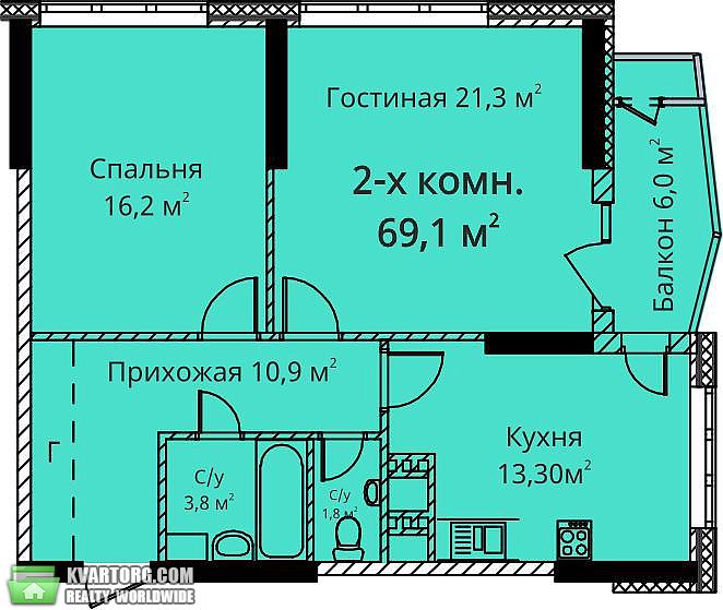Sell 2-room apartment. Одесса, Генуэзская — photo 1