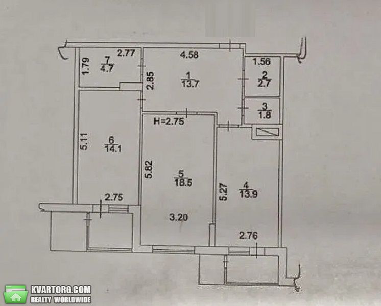 Sell 2-room apartment. Киев, пер. Ясиноватский — photo 6