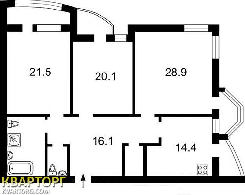 Sell 3-room apartment. Киев,  Львовская — photo 3