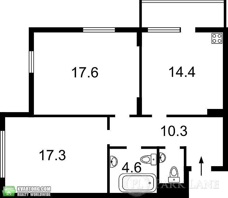 Sell 2-room apartment. Киев,  Ломоносова — photo 3