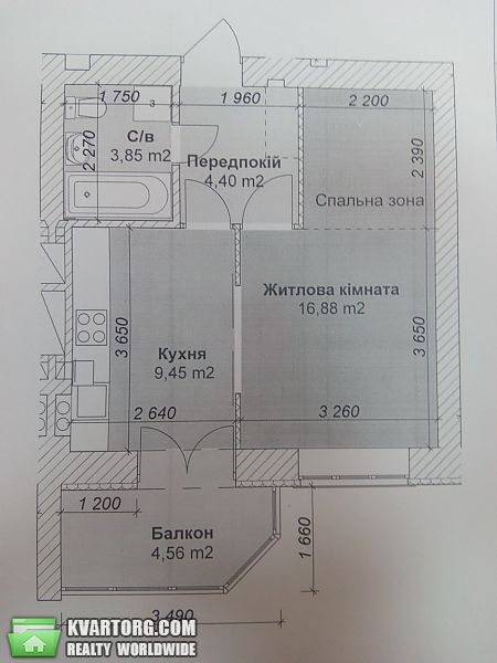 Sell 1-room apartment. Киев, Академика Глушкова — photo 4