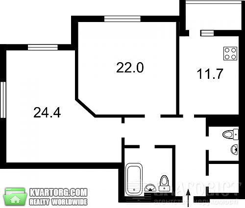 Sell 2-room apartment. Киев, Филатова — photo 3