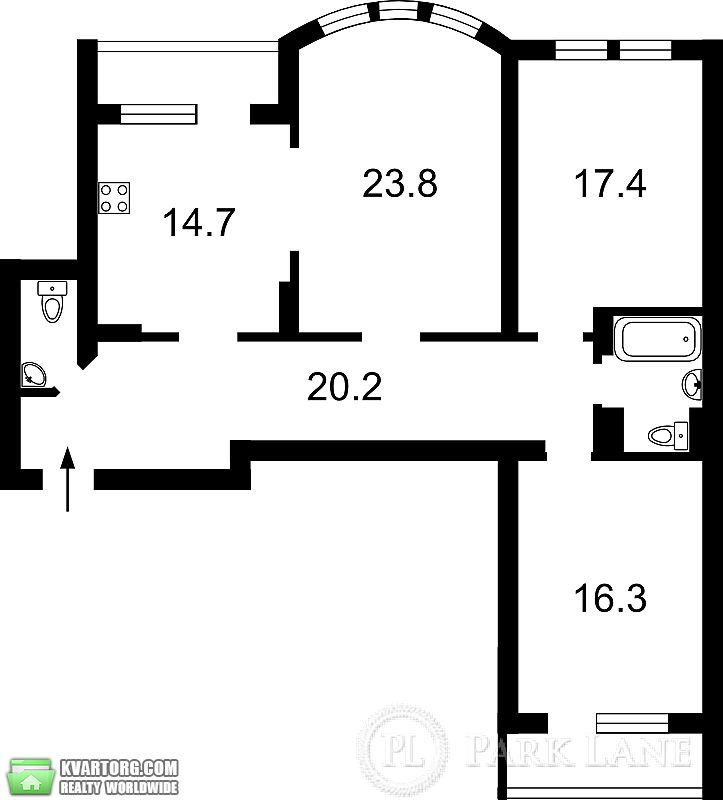 Sell 3-room apartment. Киев, Бажана — photo 5
