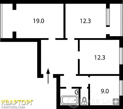 Sell 3-room apartment. Киев,  Ахматовой — photo 3