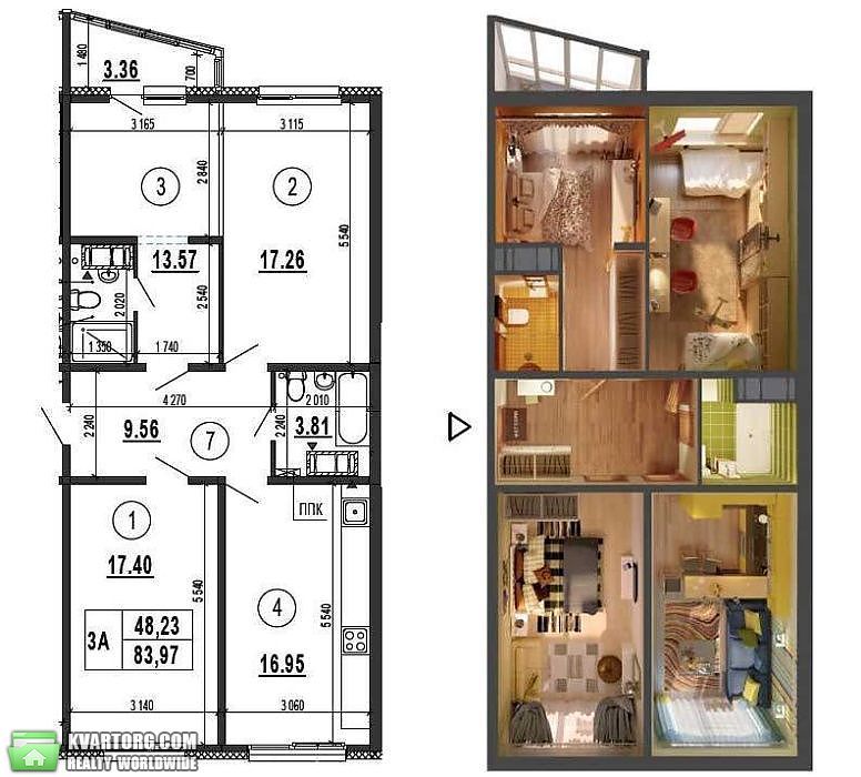 Sell 3-room apartment. Киев,  Гмыри — photo 2