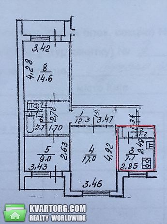 Sell 3-room apartment. Киев,  Луначарского — photo 3