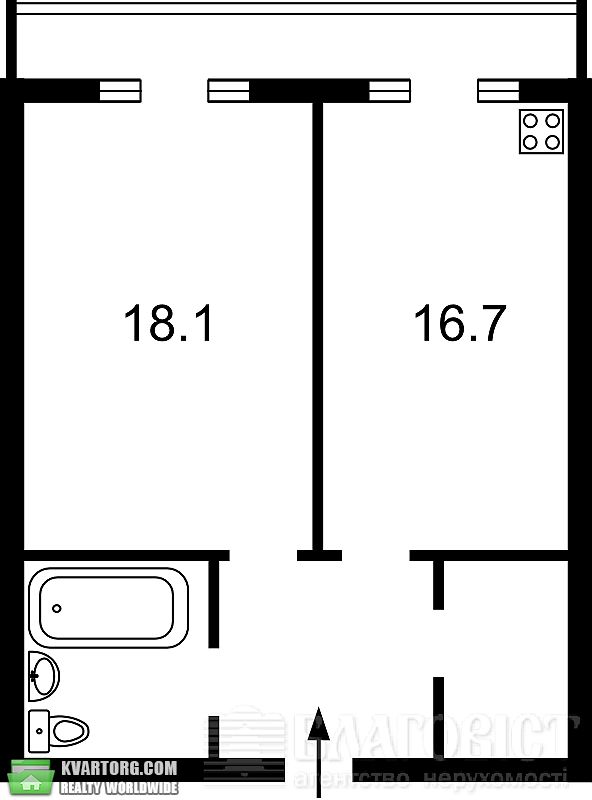 Sell 1-room apartment. Киев,  Барбюса — photo 7