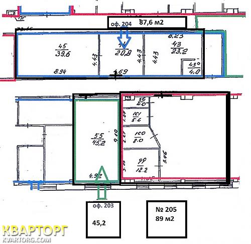 Rent out office. Киев,  Новоконстантиновская — photo 2