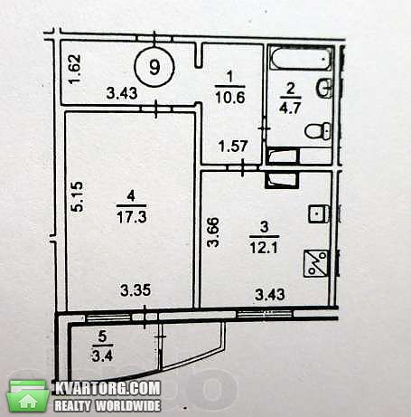 Sell 1-room apartment. Киев,  Григоренко пр — photo 5