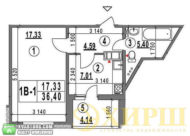 Sell 1-room apartment. Киев,  Глушкова пр — photo 1
