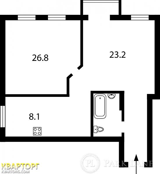 Sell 2-room apartment. Киев,  Эспланадная — photo 2