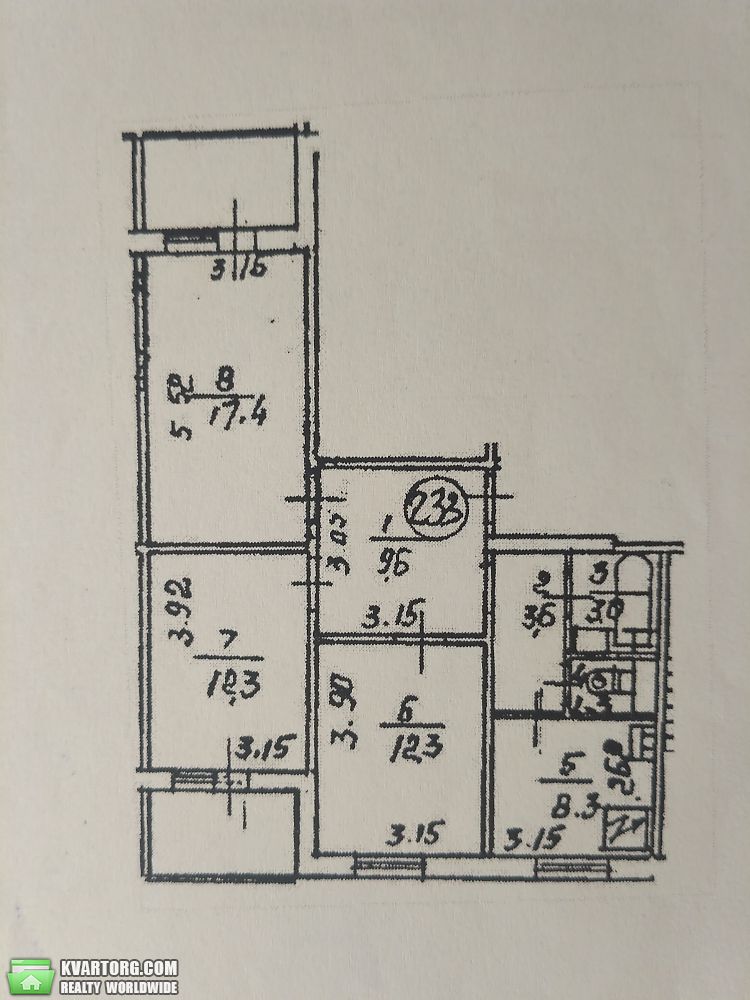 Sell 3-room apartment. Киев,  Бальзака — photo 9