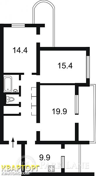 Sell 3-room apartment. Киев,  Окипной — photo 2