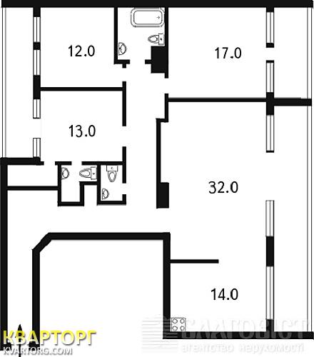 Sell 3-room apartment. Киев,  Богдана Хмельницкого — photo 2