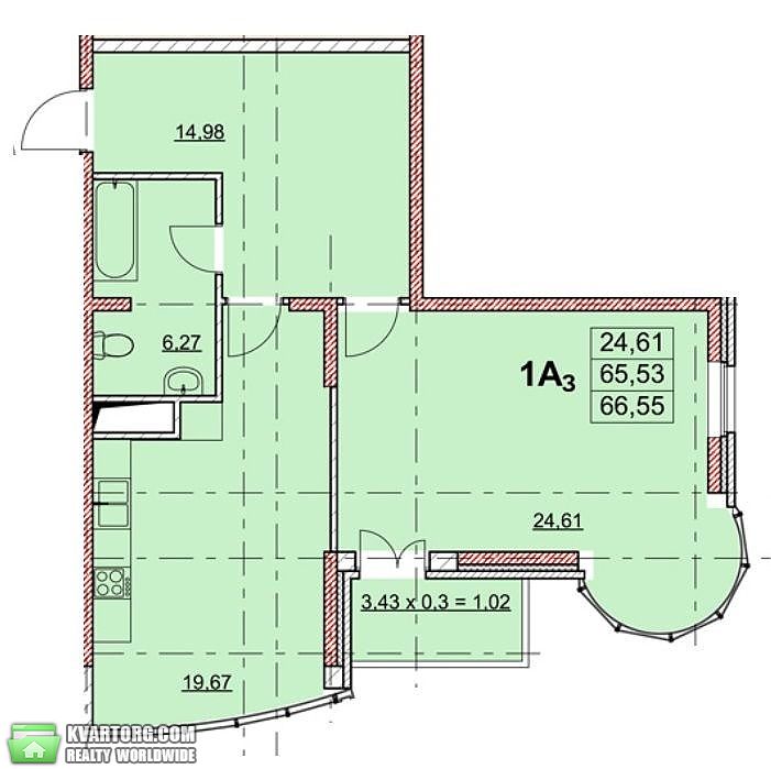 Sell 1-room apartment. Одесса, Гагаринское плато — photo 1