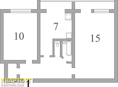 Sell 2-room apartment. Киев,  40-летия Октября просп — photo 2