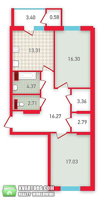 Sell 2-room apartment. Киев, Новомостицкая — photo 5