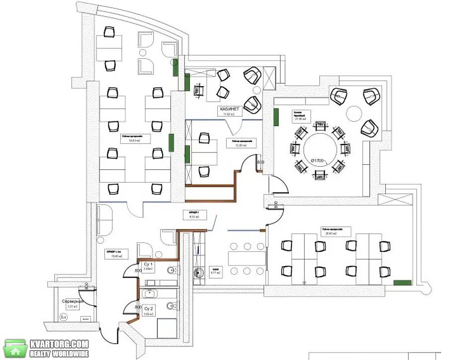 Rent out office. Киев, Кловский спуск — photo 10