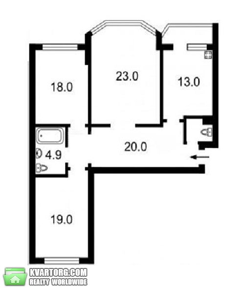 Sell 3-room apartment. Киев,  Градинская — photo 6