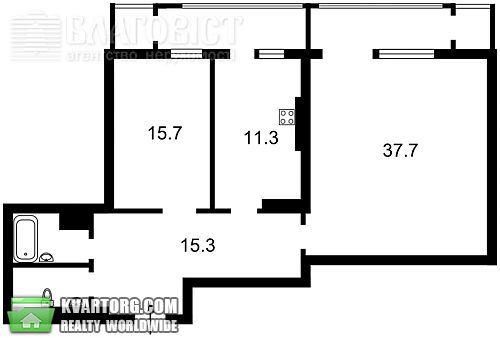 Sell 2-room apartment. Киев, Щорса — photo 2