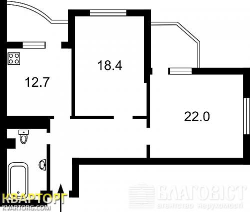 Sell 2-room apartment. Киев,  Науки пр — photo 7