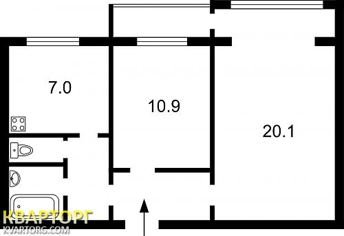 Sell 2-room apartment. Киев,  Расковой — photo 2
