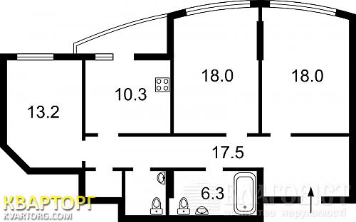 Sell 3-room apartment. Киев, Ревуцкого — photo 2