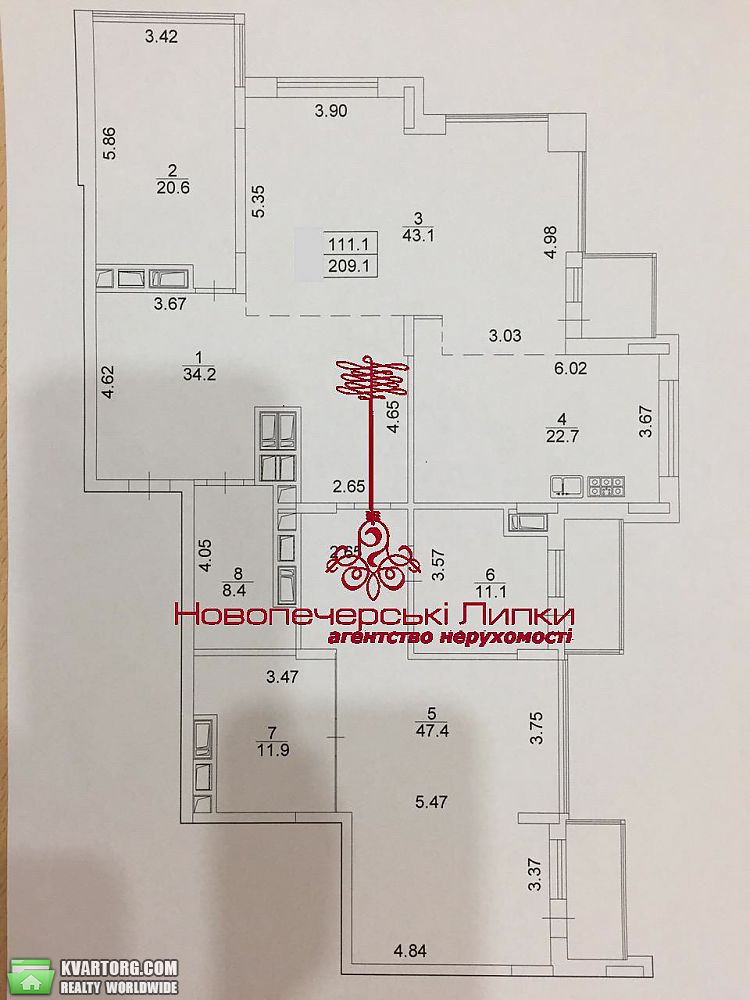Sell 5-room apartment. Киев,  Драгомирова — photo 6