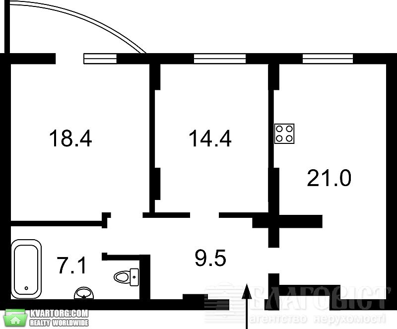 Sell 2-room apartment. Киев,  Демиевская — photo 2