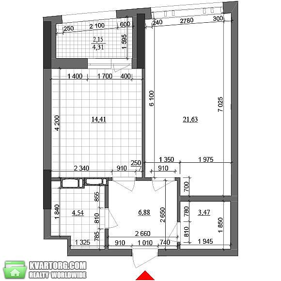 Sell 1-room apartment. Киев,  Жмаченко — photo 2