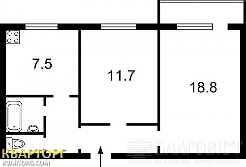 Sell 2-room apartment. Киев,  Героев Днепра — photo 2