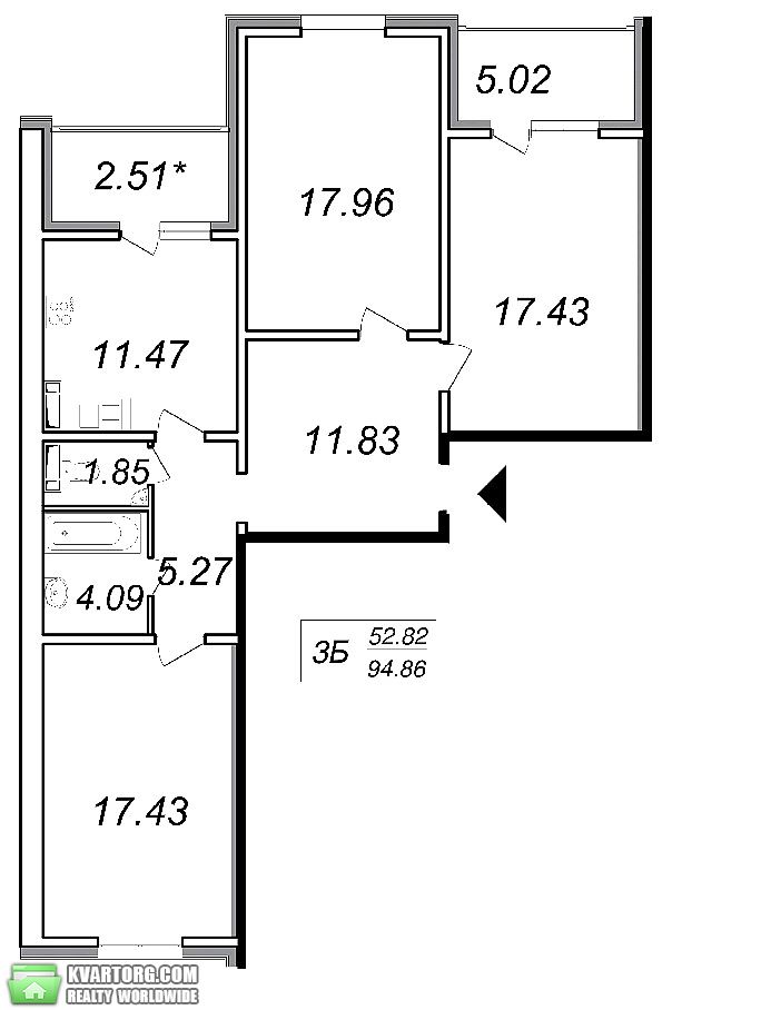 Sell 3-room apartment. Киев, Глушкова просп. — photo 5