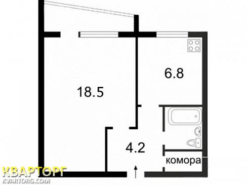 Sell 1-room apartment. Киев,  Валковская — photo 9
